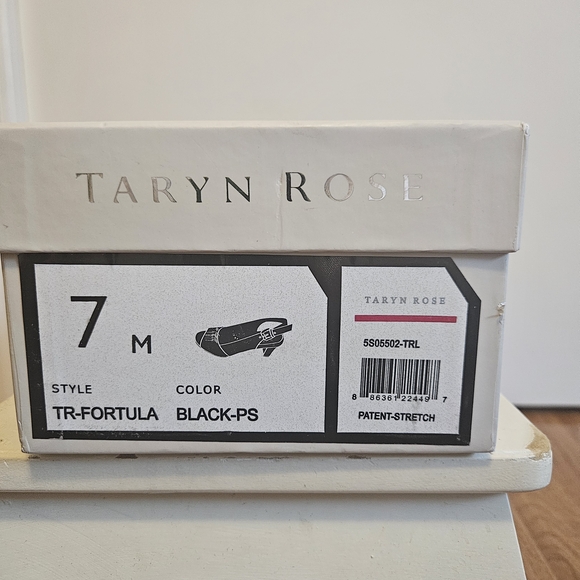 Taryn Rose Black Peep-Toe Slingback Heels - Picture 5 of 5